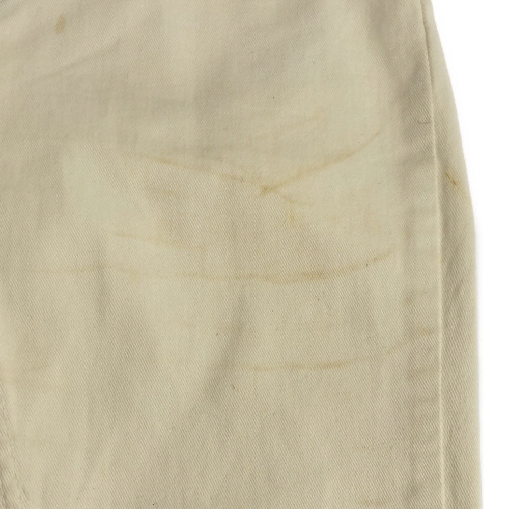 ザラ スリムデニムパンツ w30 ホワイト ZARA ダメージ加工 メンズ