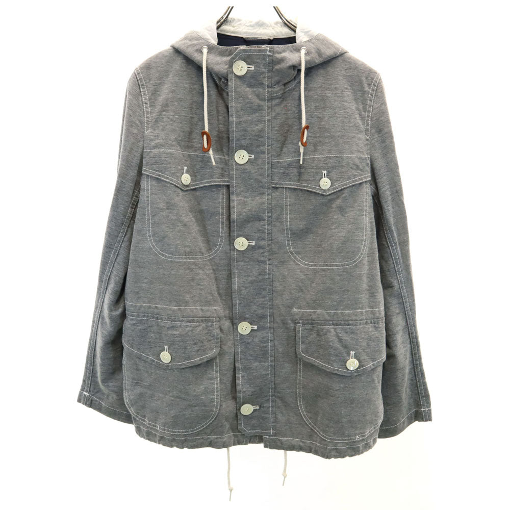COMME des GARCONS HOMME コムデギャルソンオム AD2011 日本製 HI-J047 長袖 ジャケット XS グレー フード メンズ