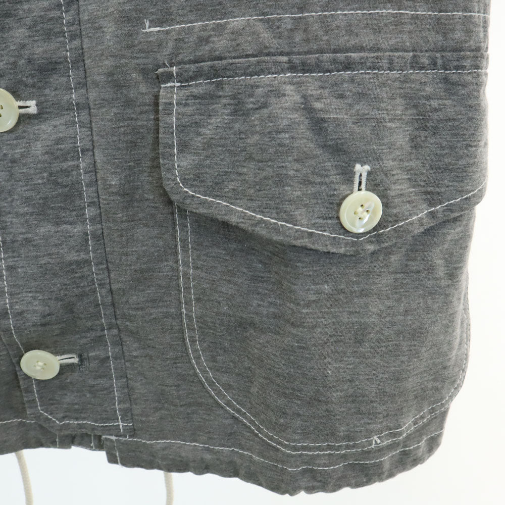 COMME des GARCONS HOMME コムデギャルソンオム AD2011 日本製 HI-J047 長袖 ジャケット XS グレー フード メンズ