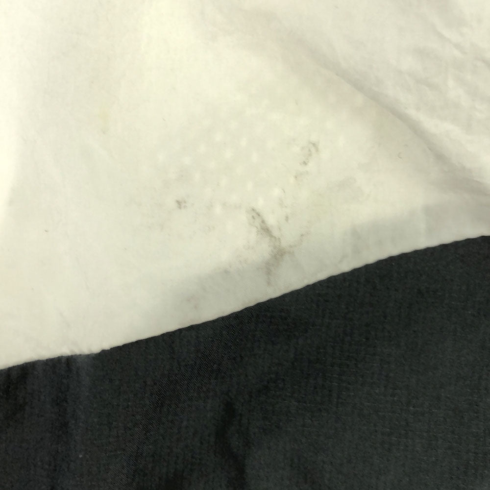 NIKE ナイキ スウッシュ ナイロンジャケット L ホワイト×ブラック 裏メッシュ メンズ