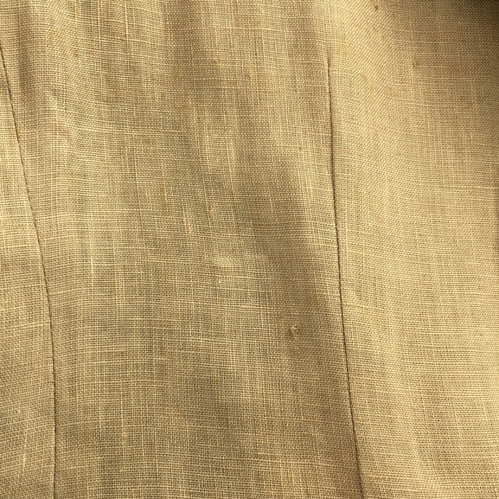 Burberrys バーバリーズ 90s リネン スカートスーツ 上下 セットアップ 13AB2 ベージュ オールド レディース