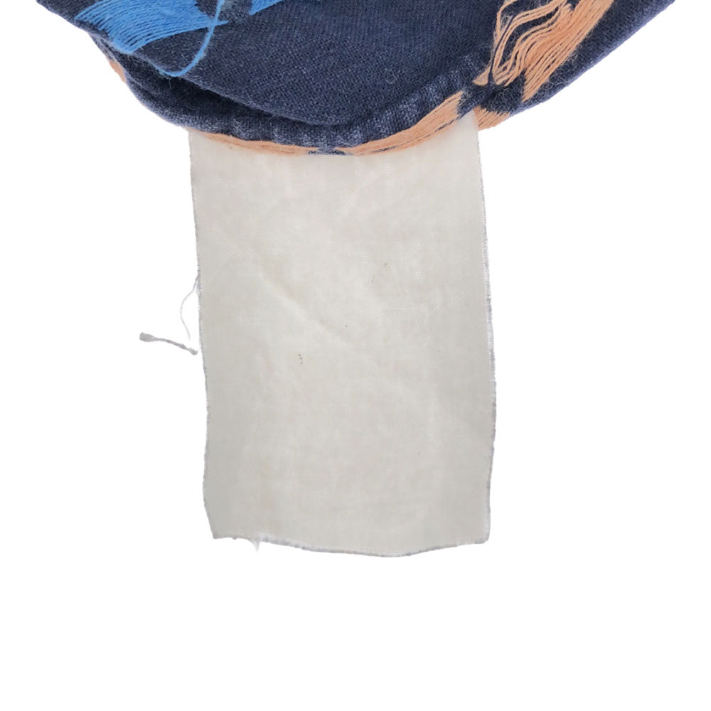 SUGAR CANE シュガーケーン ドット刺繍柄 長袖 ボタンダウンシャツ M ネイビー メンズ