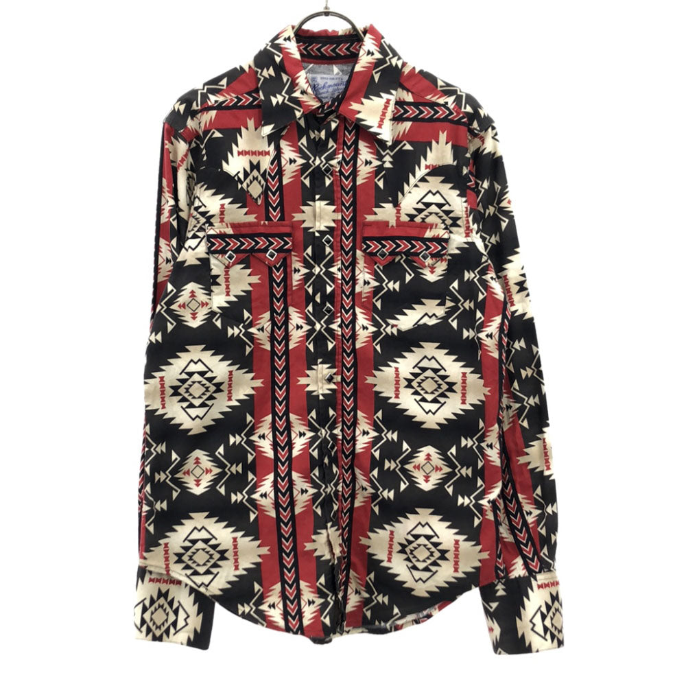 RockMount ロックマウント 70s USA製 ネイティブ 長袖 ウエスタンシャツ 14.5 オールド ヴィンテージ メンズ