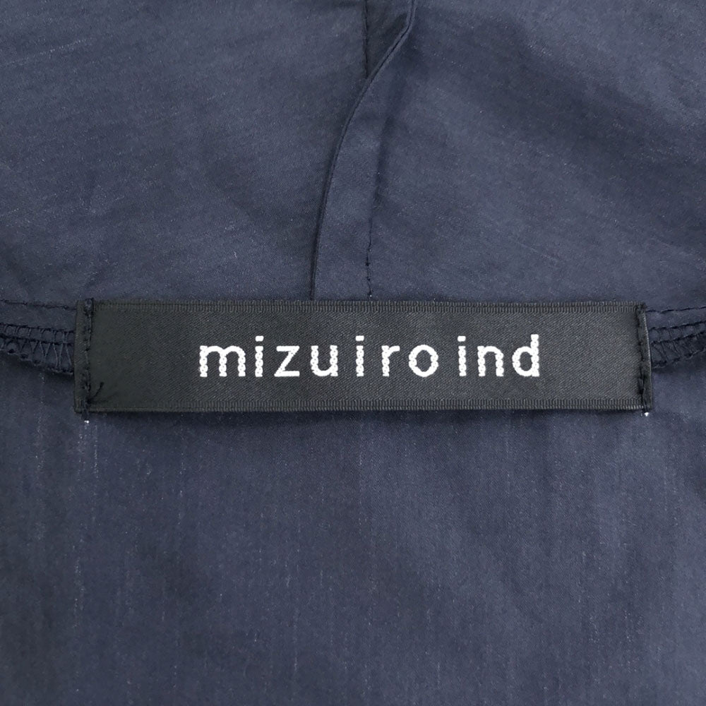 mizuiro ind ミズイロインド 日本製 羽織 コート ブラック メンズ