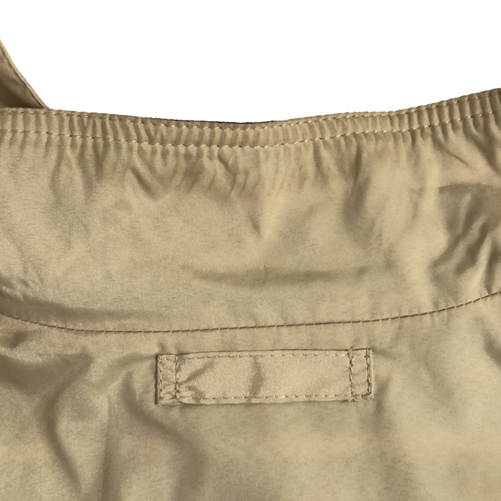 アクアスキュータム ジップ ベスト ベージュ Aquascutum 裏ボーダー柄 レディース