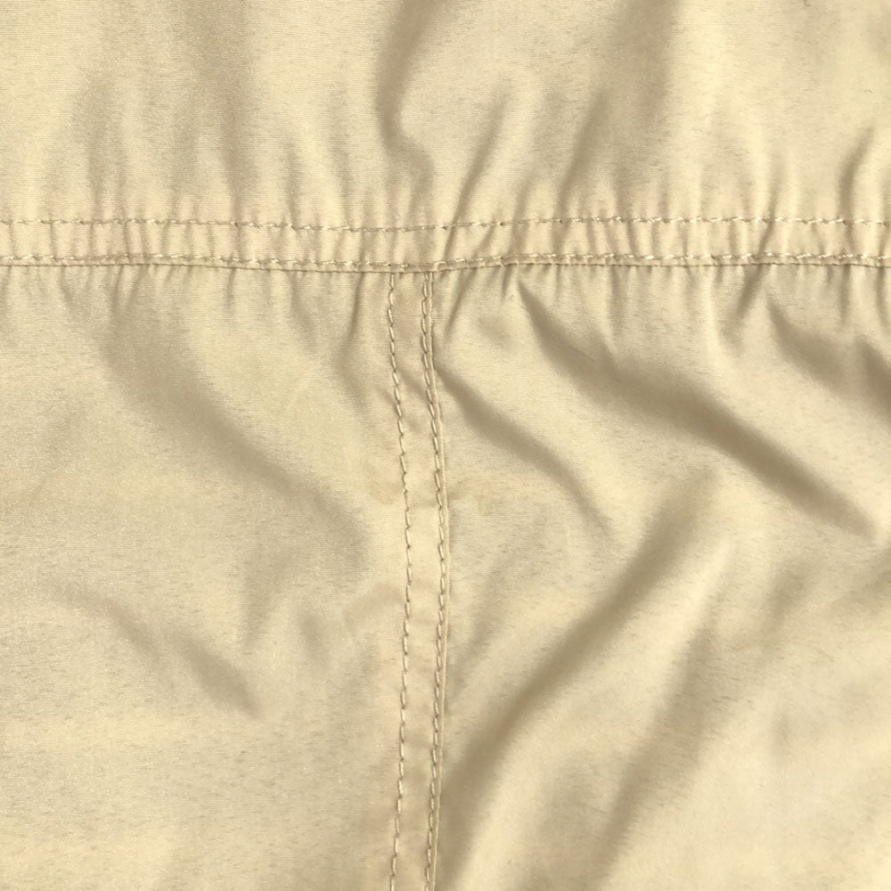 アクアスキュータム ジップ ベスト ベージュ Aquascutum 裏ボーダー柄 レディース