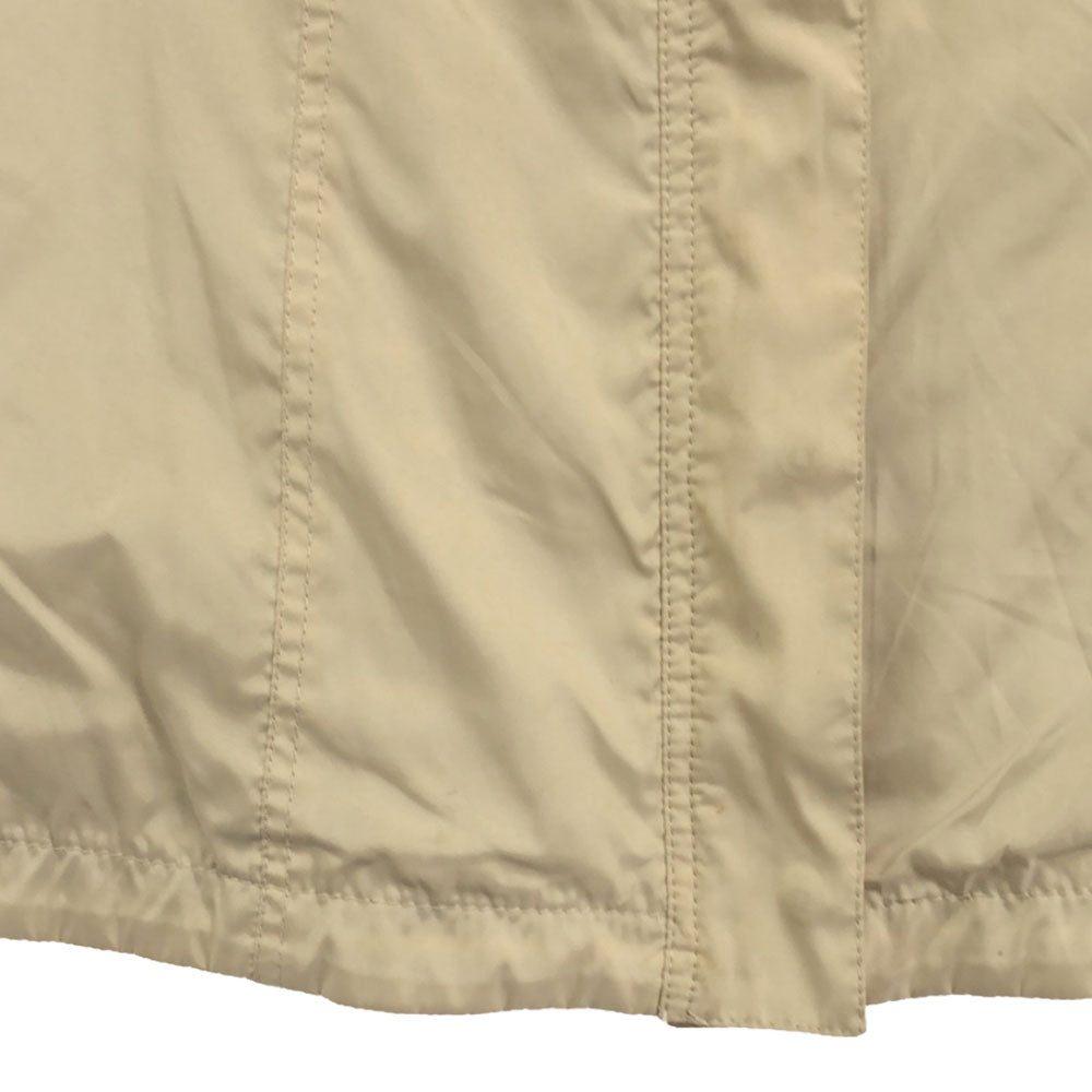 アクアスキュータム ジップ ベスト ベージュ Aquascutum 裏ボーダー柄 レディース