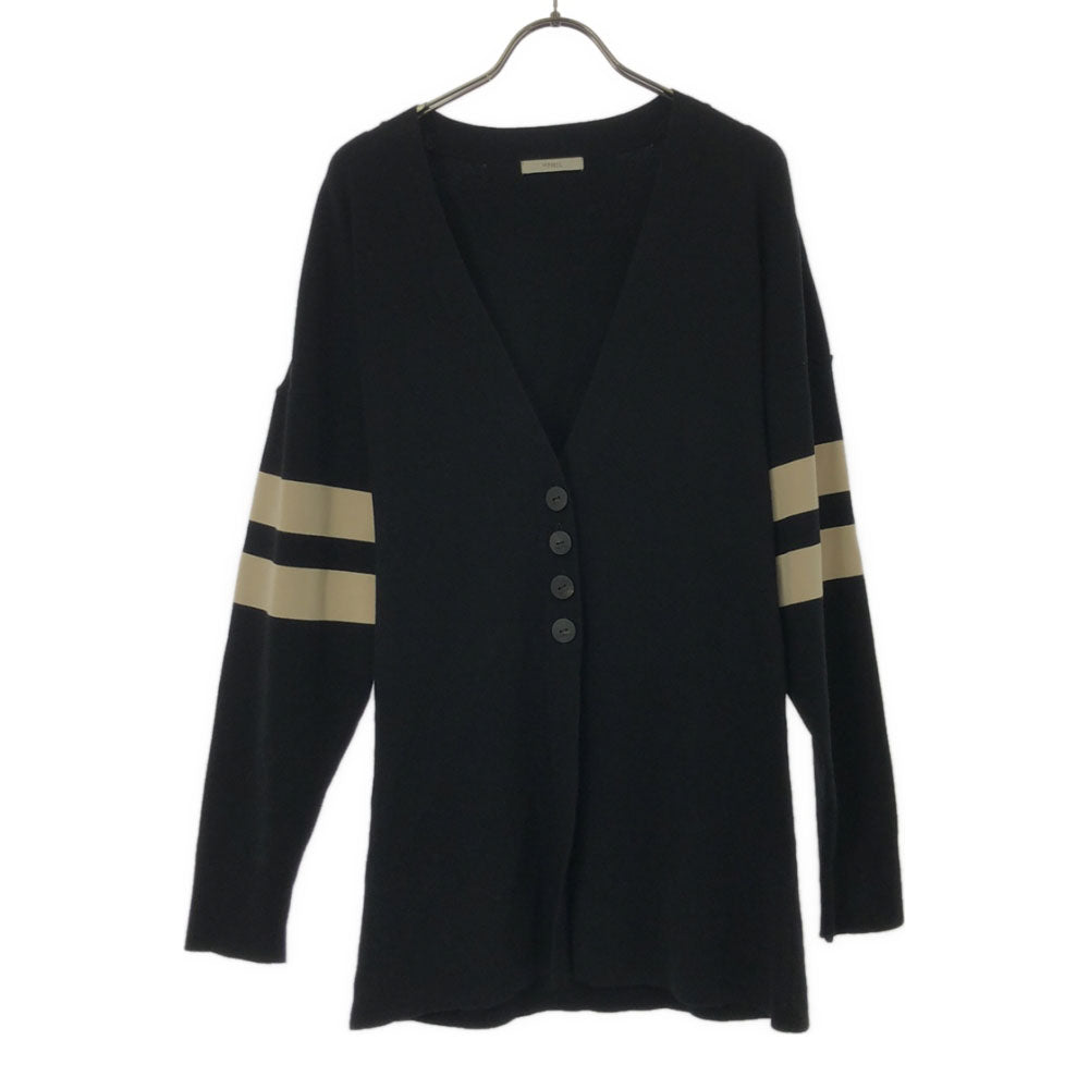 ルフィル 長袖 ニットカーディガン F ブラック LE PHIL レディース