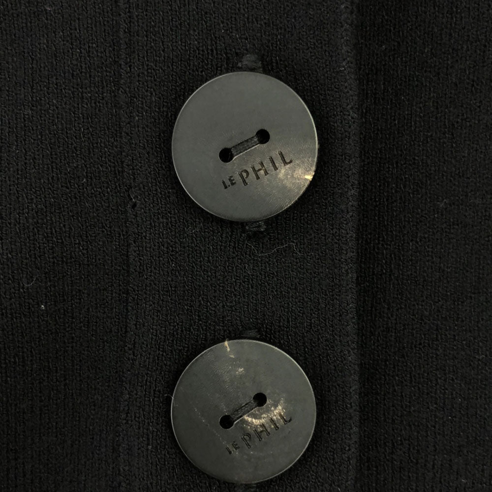 ルフィル 長袖 ニットカーディガン F ブラック LE PHIL レディース