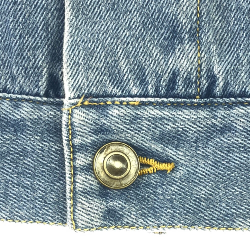 The Quintessential Quintuplets 五等分の花嫁 中野五月 刺繍 デニムジャケット ダメージ加工 アニメ Collaboration apparel ジージャン メンズ