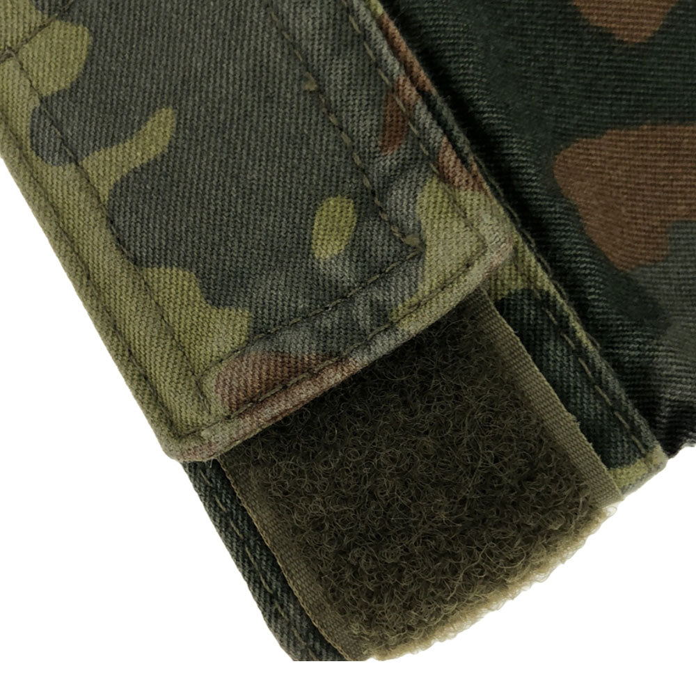 ドイツ軍 迷彩柄 ミリタリージャケット グリーン系×ブラウン GERMAN MILITARY メンズ