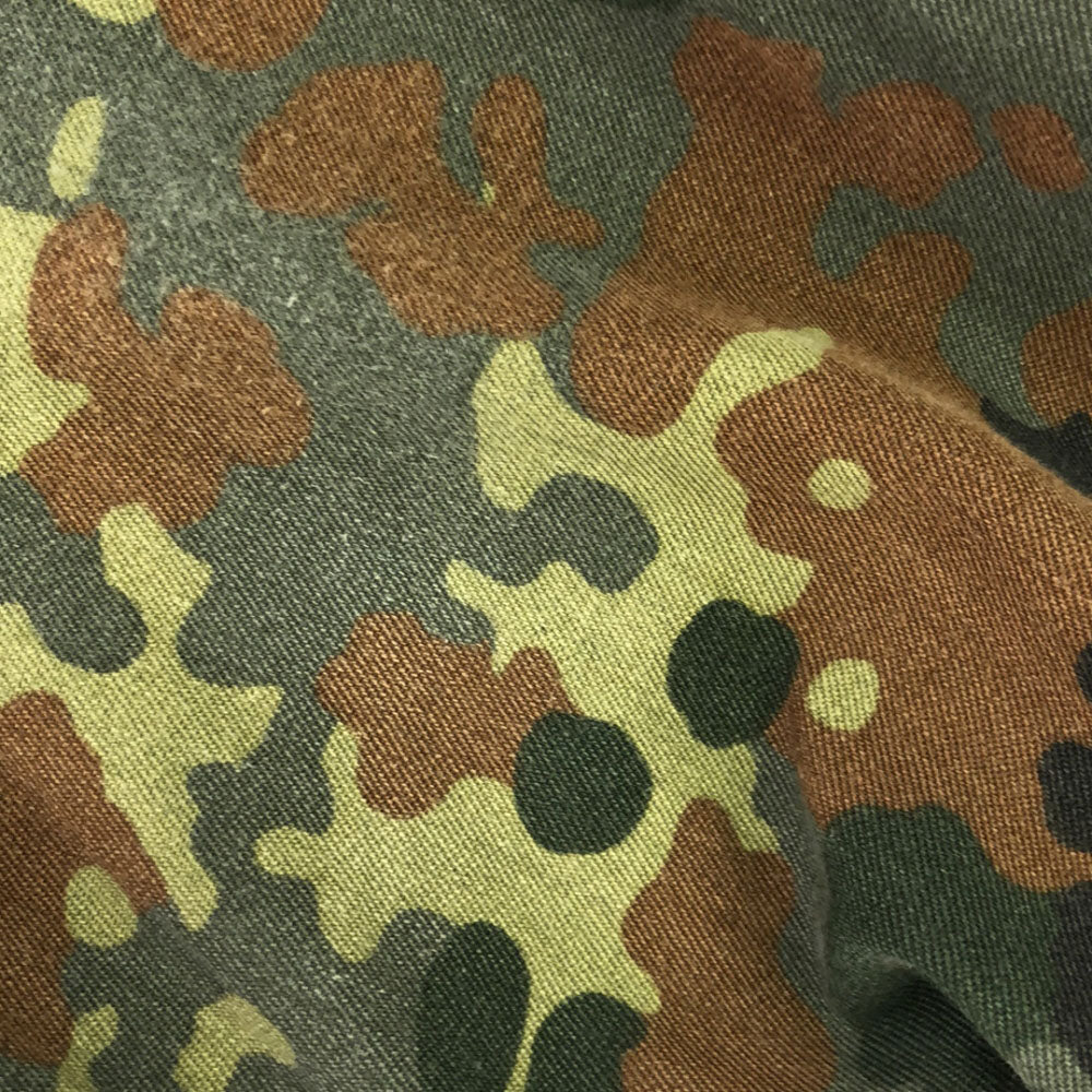 ドイツ軍 迷彩柄 ミリタリージャケット グリーン系×ブラウン GERMAN MILITARY メンズ