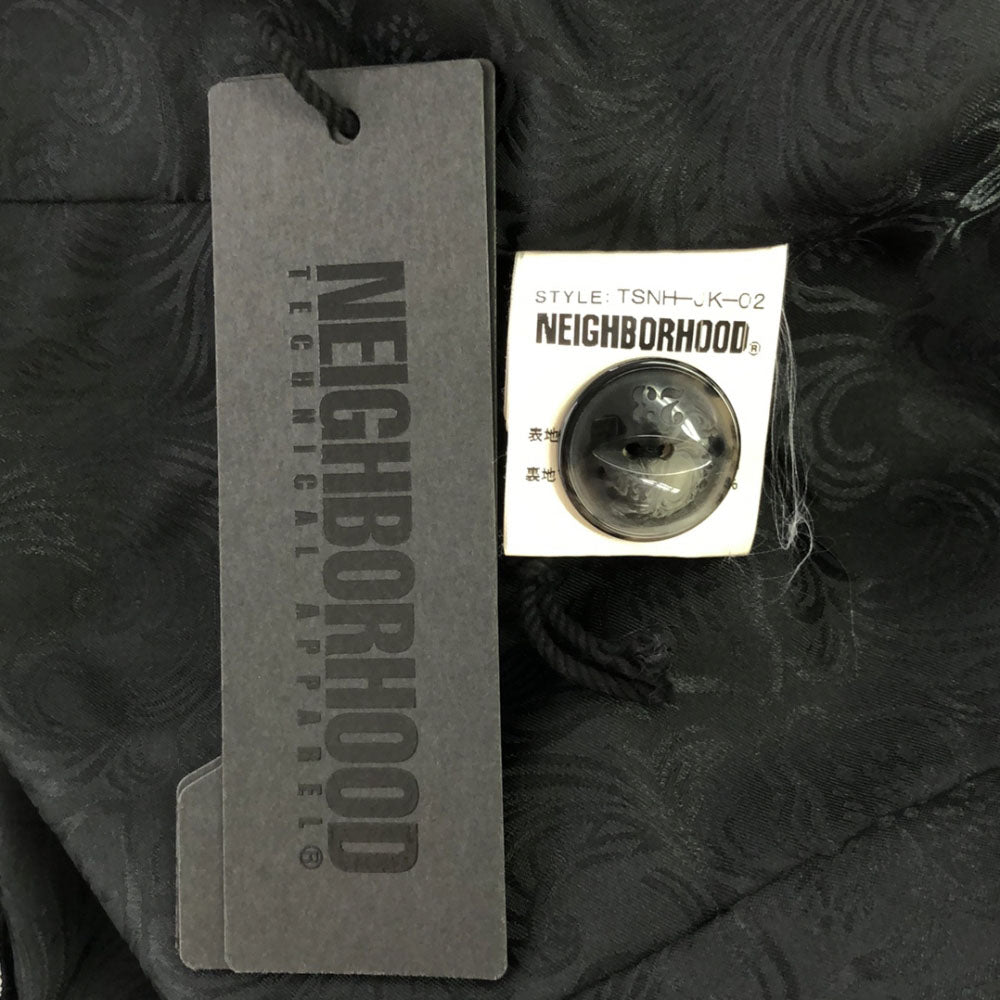 NEIGHBORHOOD ネイバーフッド 未使用 日本製 刺繍 テーラードジャケット 1 ブラック タグ付き メンズ