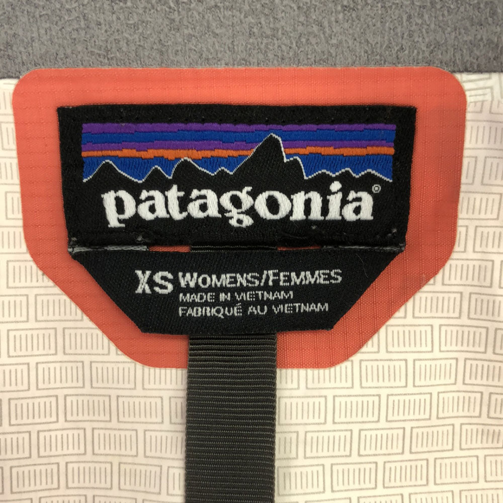 patagonia パタゴニア 長袖 ナイロン ジップパーカー XS オレンジ系 アウトドア レディース