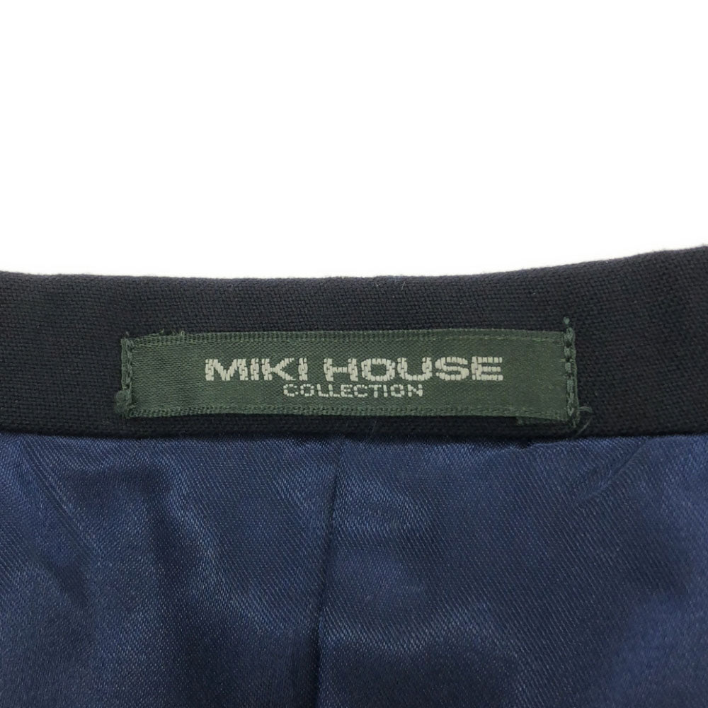 mikihouse ミキハウス 日本製 ブレザー 130 ネイビー ジャケット キッズ