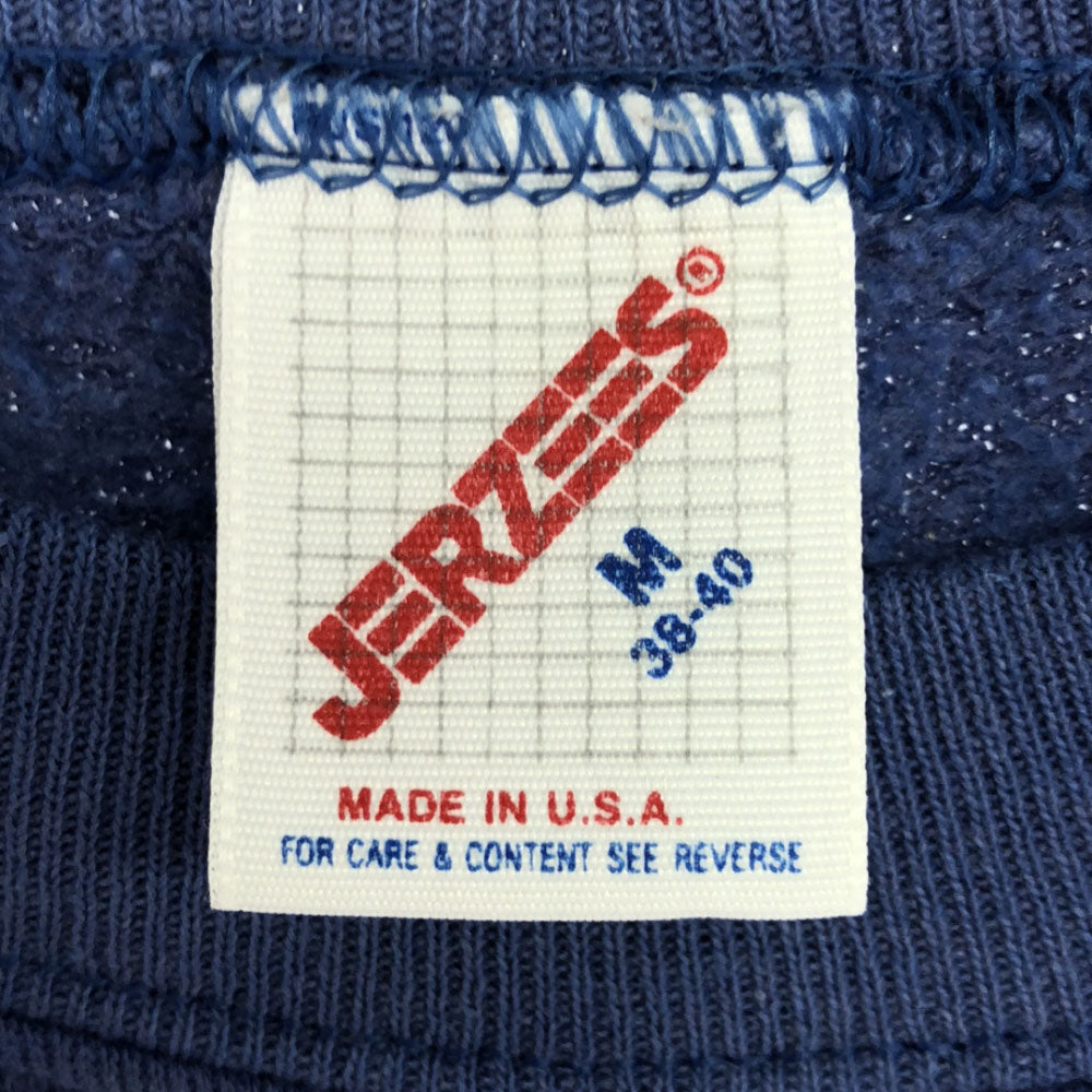 JERZEES ジャージーズ 80s USA製 長袖 トレーナー M ブルー スウェット オールド ヴィンテージ メンズ