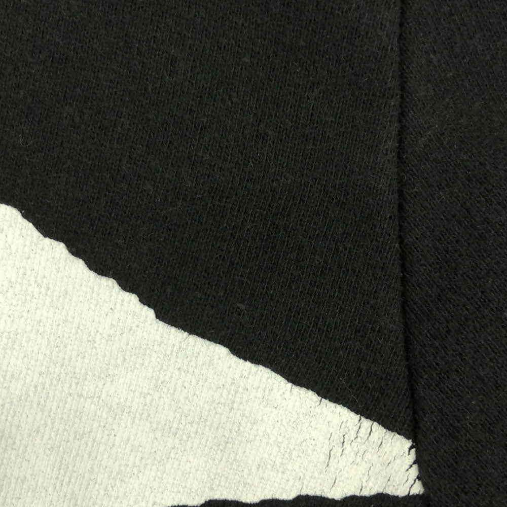 ATTACHMENT アタッチメント プリント 長袖 トレーナー ブラック スウェット メンズ