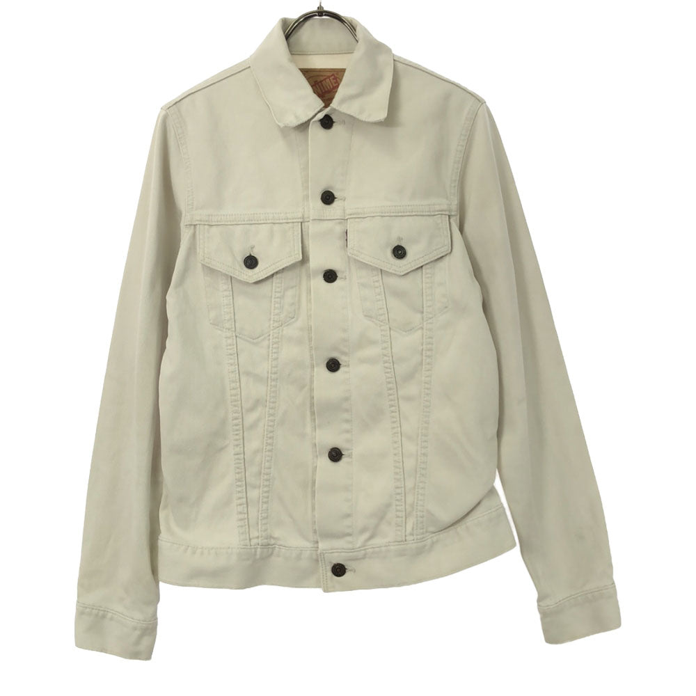 Denime ドゥニーム 日本製 ピケ トラッカー ジャケット 40 ホワイト レディース