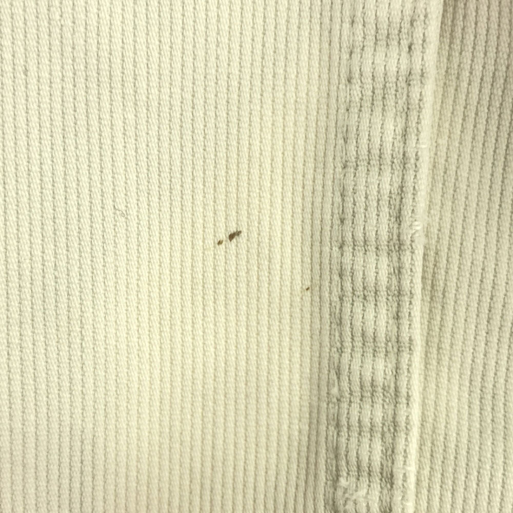 Denime ドゥニーム 日本製 ピケ トラッカー ジャケット 40 ホワイト レディース