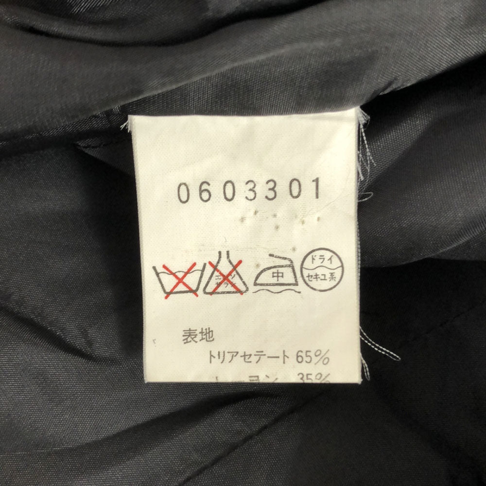 Givenchy ジバンシー 90s ノーカラージャケット 8 ブラック フォーマル オールド レディース