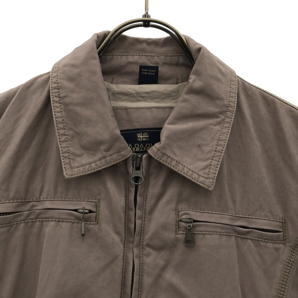 NAPAPIJRI ナパピリ ジップジャケット S ベージュ系 メンズ