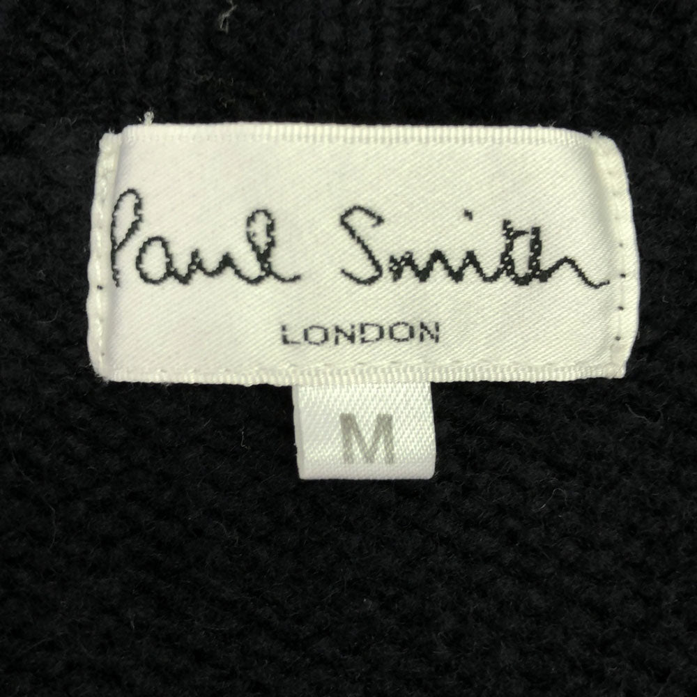 Paul Smith ポールスミス ウールブレンド Vネック ニットベスト M ブラック レディース