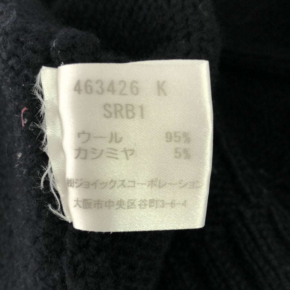 Paul Smith ポールスミス ウールブレンド Vネック ニットベスト M ブラック レディース