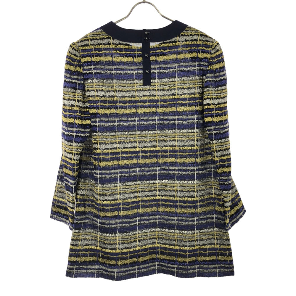 Givenchy ジバンシー 90s 日本製 総柄刺繍 長袖 メッシュ カットソー 13 オールド レディース