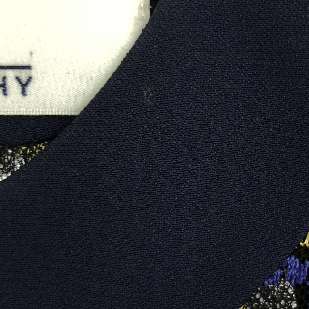 Givenchy ジバンシー 90s 日本製 総柄刺繍 長袖 メッシュ カットソー 13 オールド レディース