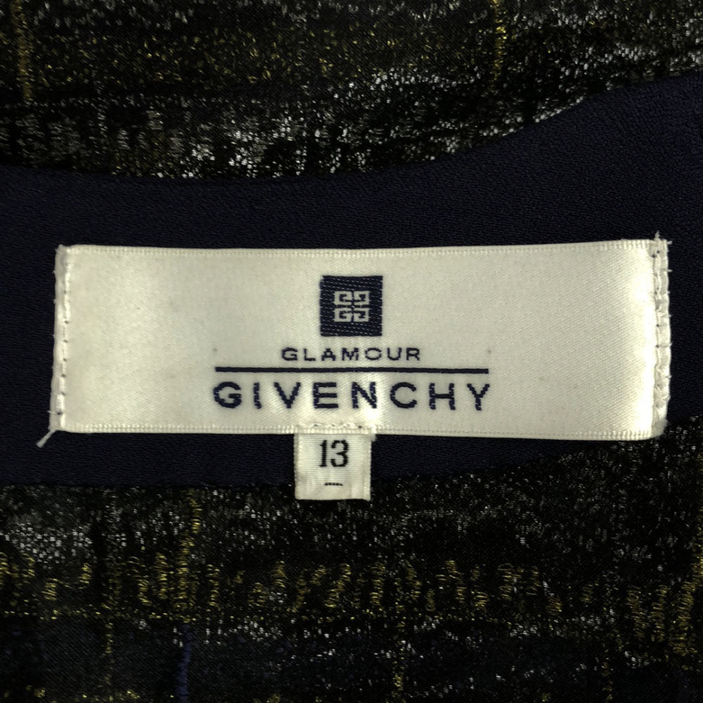 Givenchy ジバンシー 90s 日本製 総柄刺繍 長袖 メッシュ カットソー 13 オールド レディース