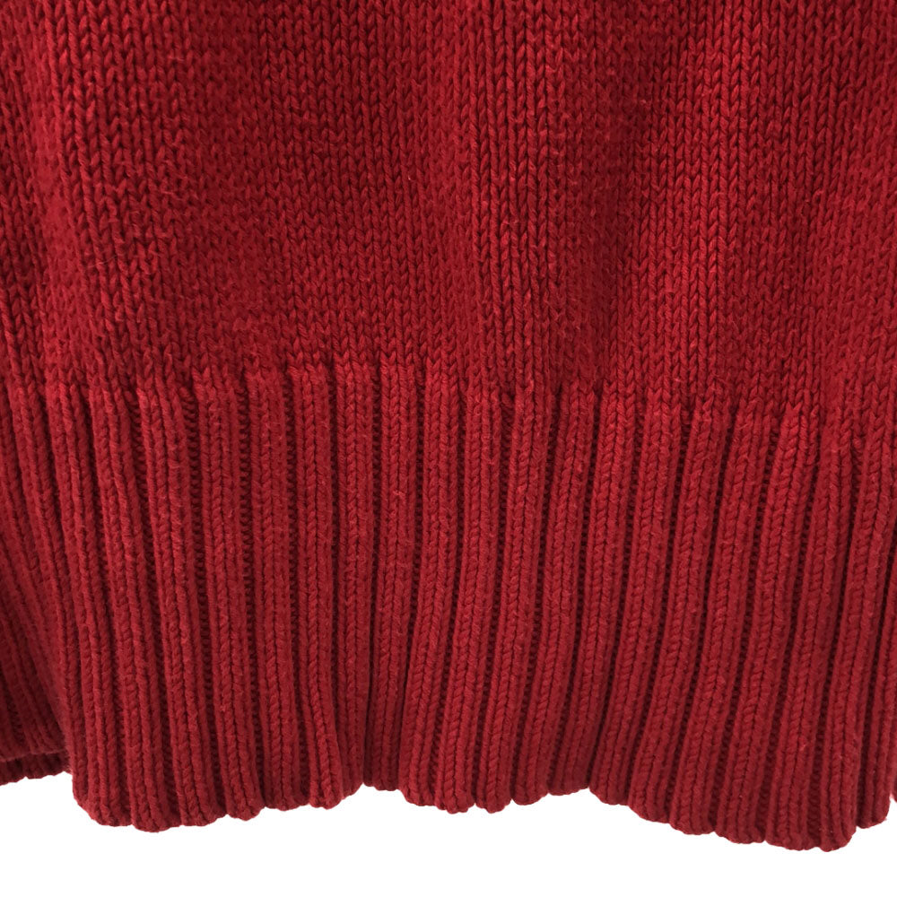 POLO JEANS ポロジーンズ 長袖 コットンニット セーター M レッド RALPH LAUREN レディース