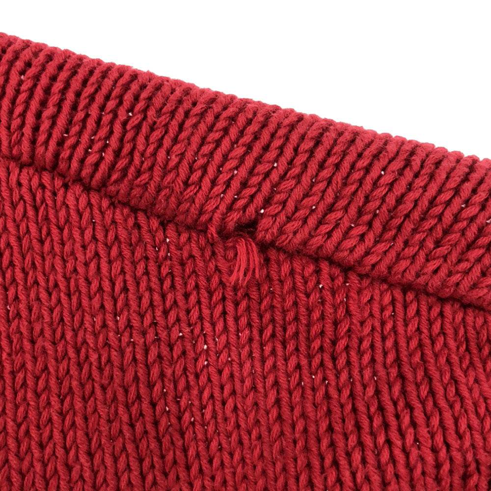 POLO JEANS ポロジーンズ 長袖 コットンニット セーター M レッド RALPH LAUREN レディース