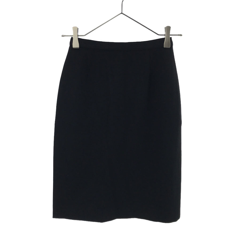 Emporio Armani エンポリオアルマーニ 90s イタリア製 ウール スカートスーツ 上下 セットアップ 38 ブラック オールド レディース