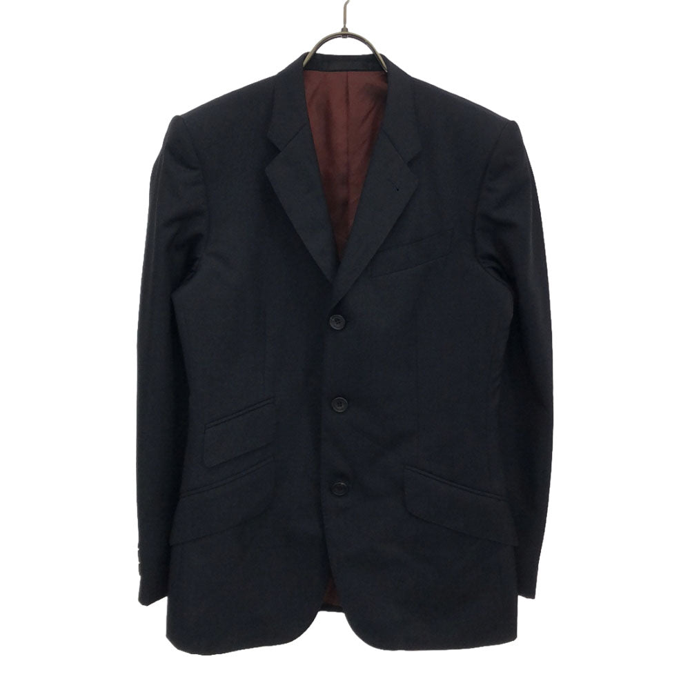 ポールスミス 日本製 ウール スーツ 上下 セットアップ S 紺 Paul Smith メンズ