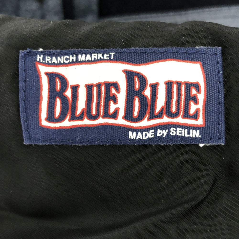 BLUE BLUE ブルーブルー 日本製 ウールブレンド シャツジャケット S ネイビー メンズ