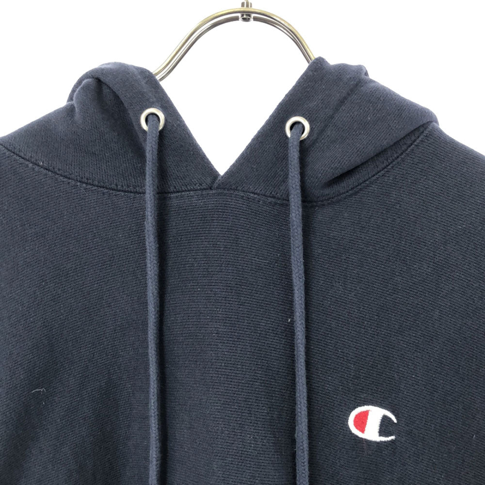Champion チャンピオン リバースウィーブ ロゴ刺繍 長袖 スウェットパーカー 2XL ネイビー メンズ