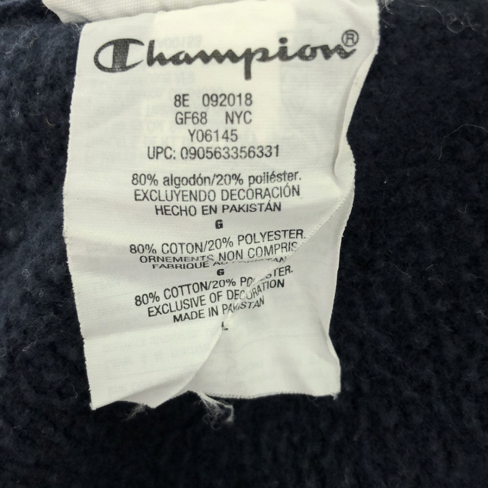 Champion チャンピオン リバースウィーブ ロゴ刺繍 長袖 スウェットパーカー 2XL ネイビー メンズ