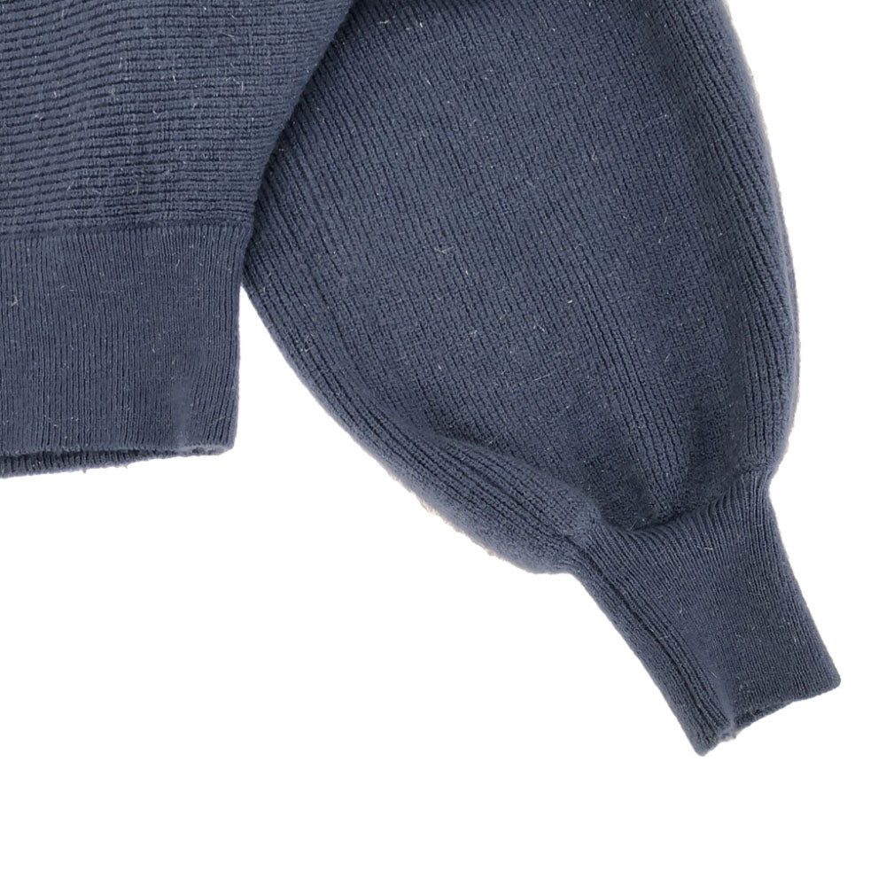 Lily Brown リリーブラウン 長袖 ラメ入り ニットカーディガン FREE ブルー系 ショート丈 LFKB235902 レディース