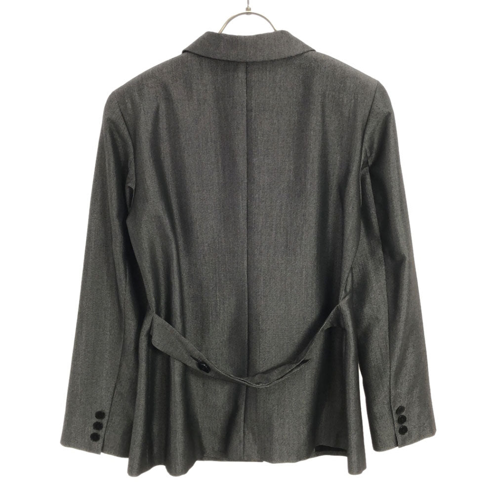 アニエスベー 日本製 テーラードジャケット 2 ブラック系 agnes b. レディース