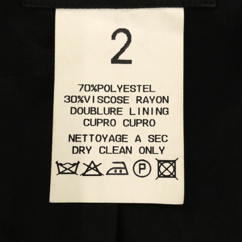 agnes b. アニエスベー 日本製 テーラードジャケット 2 ブラック系 レディース