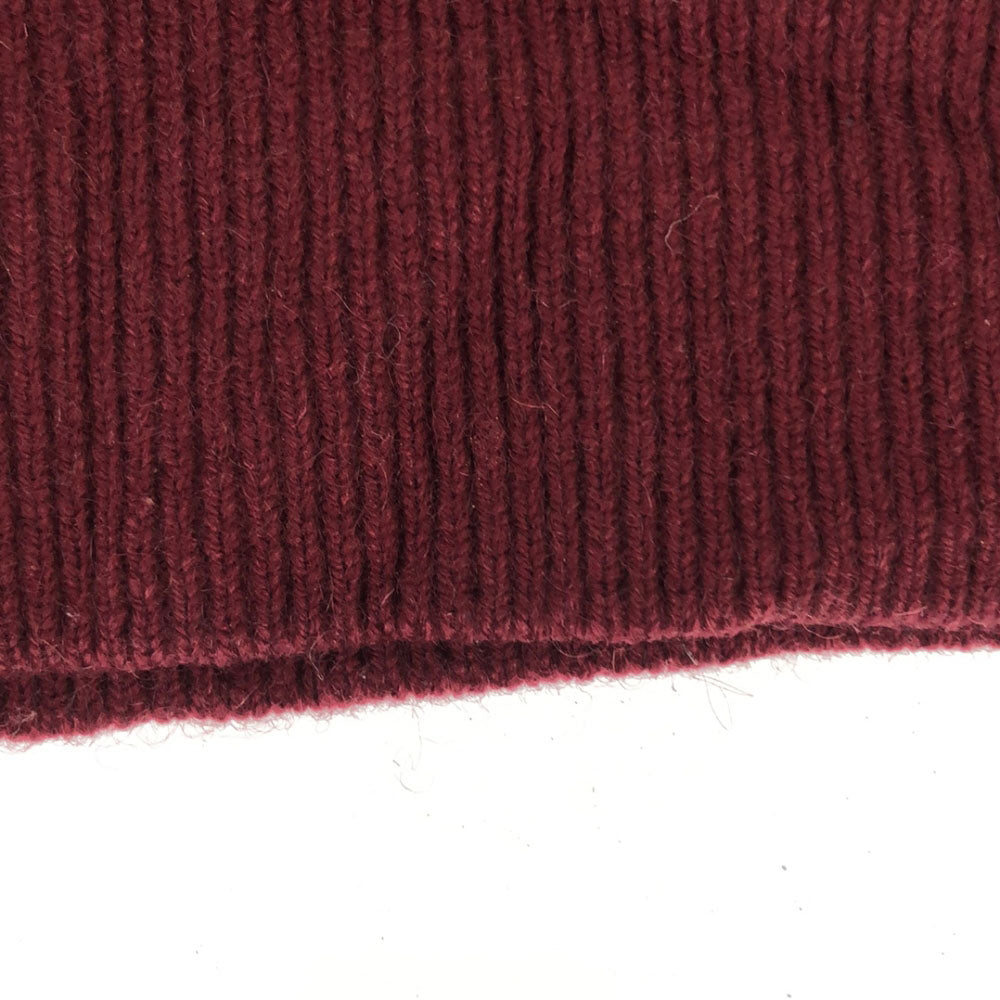 mila schon ミラショーン カシミヤ100% Vネック ニットベスト M レッド系 メンズ