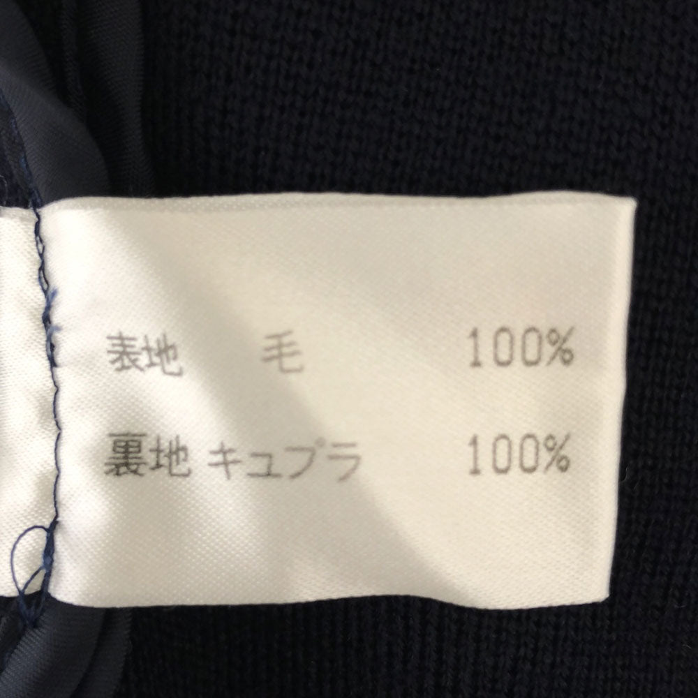 BARNEYS NEWYORK バーニーズニューヨーク 日本製 noboru ohmiya ウールジャケット 38 ネイビー レディース