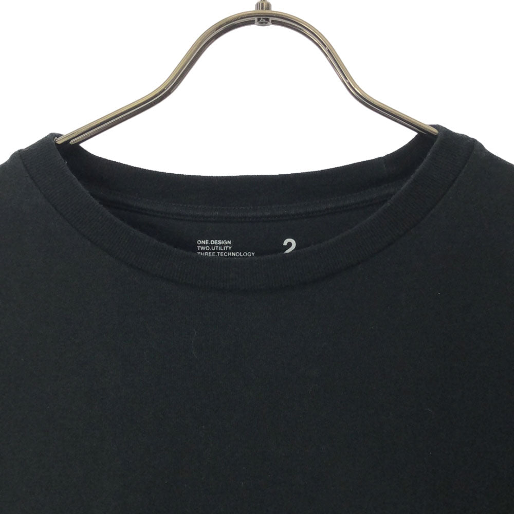 WHITE MOUNTAINEERING ホワイトマウンテニアリング プリント 長袖 Tシャツ 2 ブラック ロンT メンズ