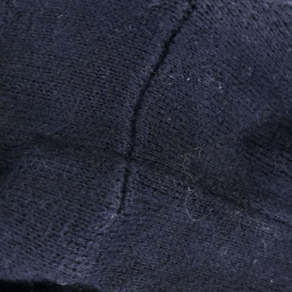 LACOSTE L!VE ラコステライブ 総柄 長袖 コットンニット セーター 5 ネイビー系 メンズ