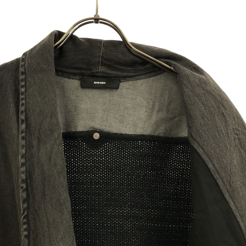 DIESEL ディーゼル 異素材 ジャケット S ブラック レディース