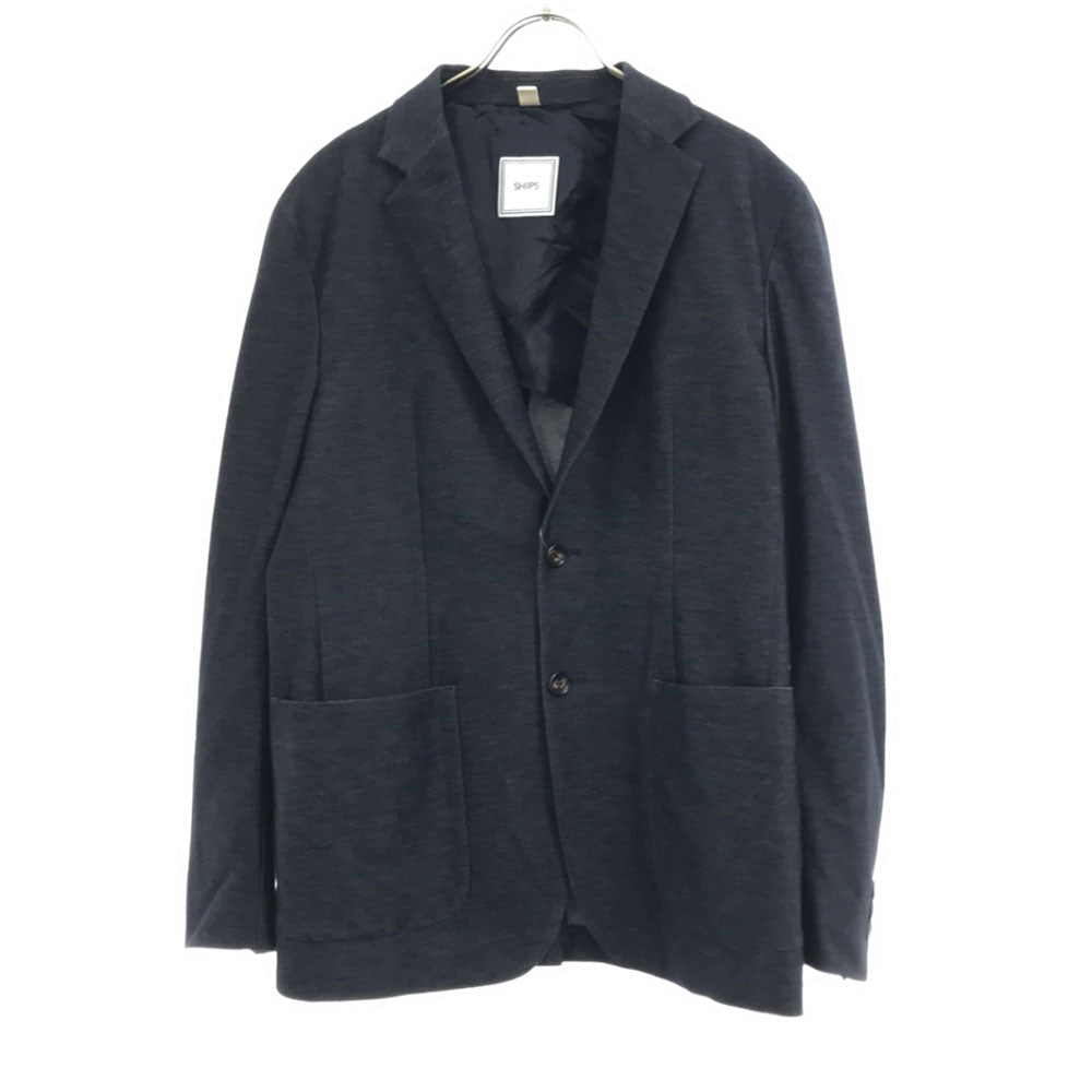 未使用 シップス テーラードジャケット L ネイビー SHIPS メンズ