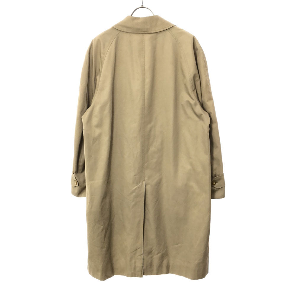 Burberrys バーバリーズ 80s 英国製 ヴィンテージ ステンカラーコート ベージュ 裏地ノバチェック柄 ヴィンテージ メンズ