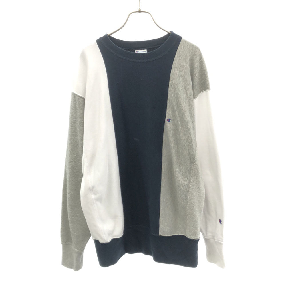 Champion チャンピオン C8-T014 リバースウィーブ クレイジーパターン 長袖 スウェット トレーナー M REVERSE WEAVE メンズ