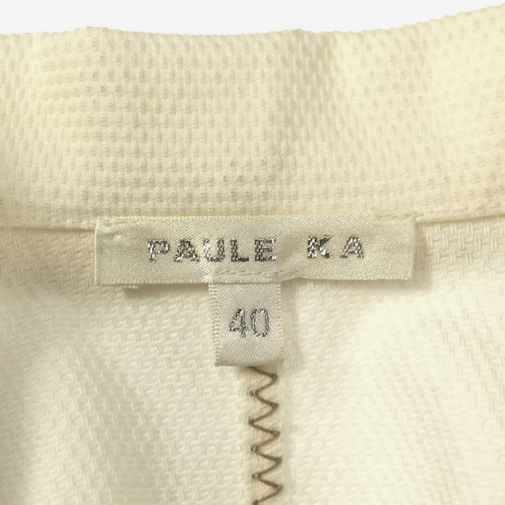 PAULE KA ポールカ スカートスーツ 上下 セットアップ 40/38 ホワイト レディース