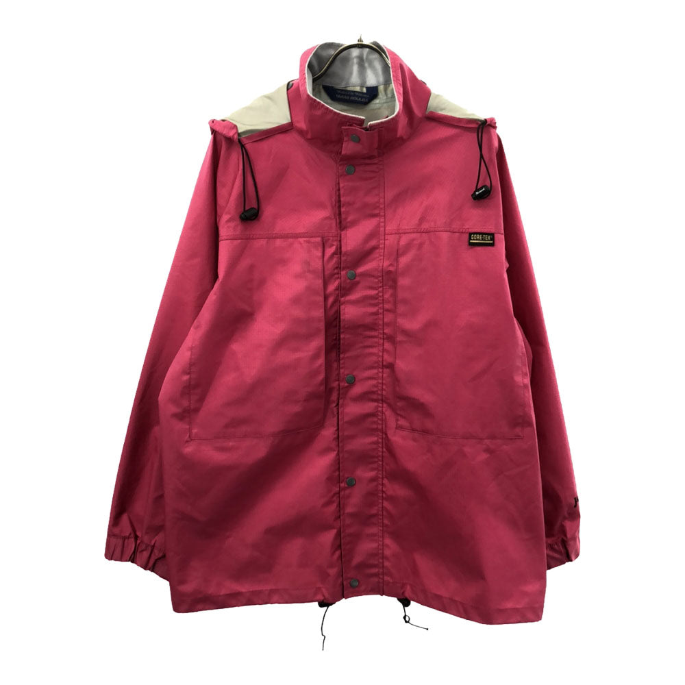 TARAS BOULBA タラスブルバ 日本製 アウトドア 長袖 JANERIVER GORE-TEX ナイロンジャケット 上下 セットアップ M ピンク 収納ポーチ付き ゴアテックス レディース